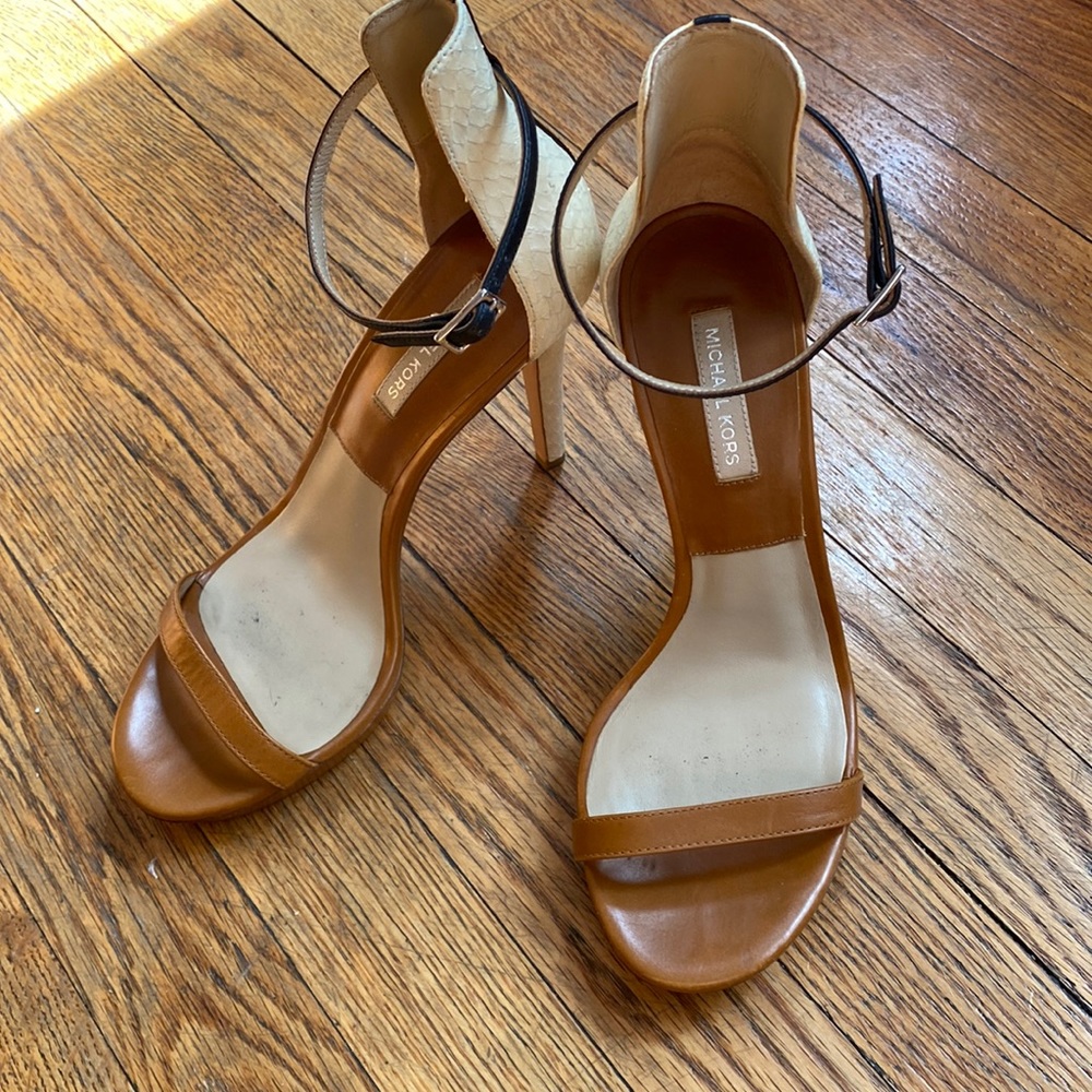 Michael Kors stiletto sandals with platform